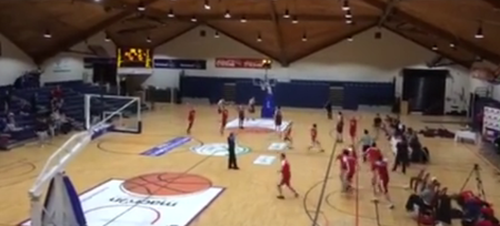 Video: Irish basketball game ends with half court buzzer beater