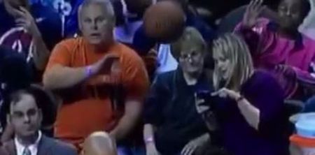 Vine: Unsuspecting fan gets smashed in the face with ball at NBA game