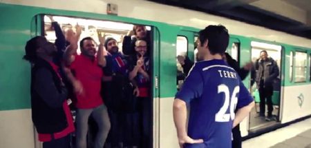 VIDEO: PSG fans get revenge by refusing John Terry entry onto train in funny mock-up video