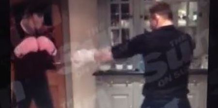 Pics: Phil Bardsley ‘knocks out’ Wayne Rooney in kitchen brawl