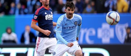 VIDEO: David Villa finishes off flowing move to score first MLS goal for New York City