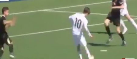 VIDEO: Zinedine Zidane’s son Theo looks to have plenty of Zizou in him as he scores stunner for Madrid U12s