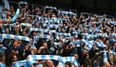 Pic: Manchester City didn’t have enough fans in attendance to carry banner