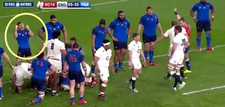 Video: One French player absolutely loved losing to England by less than 26 points