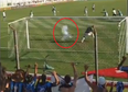 Video: Brazilian fans use rockets to distract opposition goalkeeper