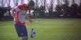 VIDEO: Arsenal trio audition for rugby careers in skills challenge against Saracens players