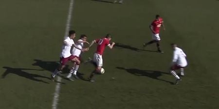 VIDEO: Manchester United teenager does his best Messi impression with dazzling control and dribble