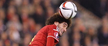 Video: Marouane Fellaini’s Belgian brace was a mix of beauty and beast