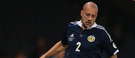 VIDEO: If you’re a fan of a faceplant then you will absolutely adore what Alan Hutton did v Gibraltar