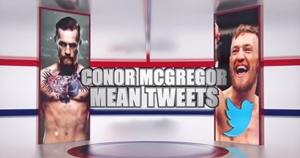 VIDEO: Conor McGregor reads mean tweets about himself, finds them absolutely hilarious