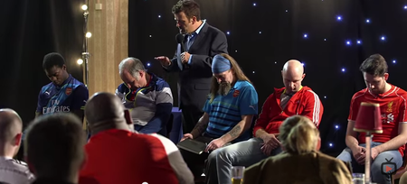 Video: Arsenal and Liverpool fans get hypnotised ahead of the sides’ meeting tomorrow