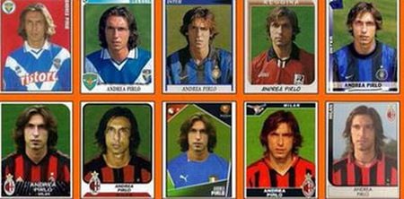 Pic: Andrea Pirlo’s career illustrated in Panini stickers is absolutely magnificent