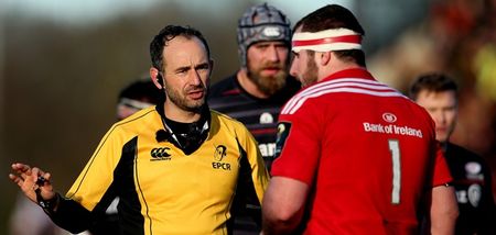 Munster prop comes to the rescue when referee gets injured in J2 match