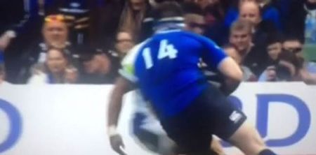 Vine: Fergus McFadden receiving attention after being hit with monstrous shoulder