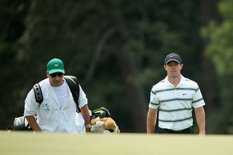 Vine: Rory Mcllroy comes oh so close to skimming a golf ball across a 100 yard pond