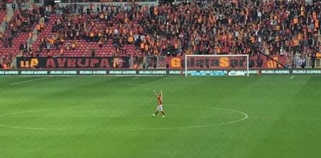 Video: Wesley Sneijder leading Galatasaray fans in deafening chant is sure to give you goosebumps