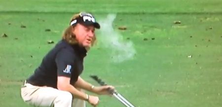 Vine: Further proof that Miguel Angel Jimenez is cooler than cool