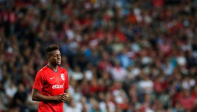 Gif: Liverpool loanee Divock Origi misses open goal from two yards