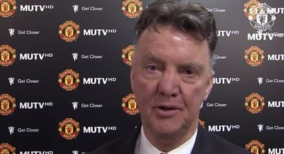 Video: Straight down the barrel, Louis van Gaal has a message for one ‘unlucky’ Man City fan