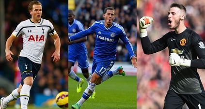 Kane, Hazard, De Gea, Coutinho, Costa and Sanchez named as PFA players’ player of the year nominees