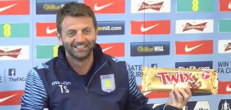 VIDEO: Tim Sherwood received Twix bars as a win bonus and advises manager wannabes not to throw gilets