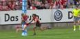 Video: Heavy hit sends AFL starlet flying into the post hard