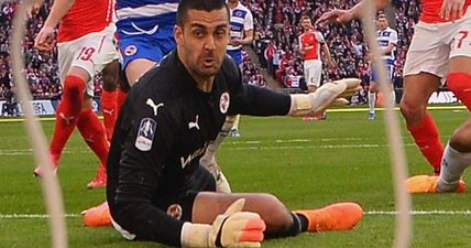 GIF: Reading crash out of the FA Cup thanks to difficult-to-watch goalkeeping howler