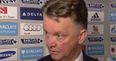 VIDEO: Louis van Gaal’s post-match interview scared the bejaysus out of us