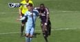 GIF: David Silva stretchered off after ugly elbow from Cheickhou Kouyate