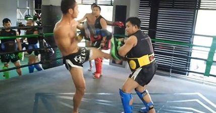 Video: Rapid fire Muay Thai fighter delivers 30 kicks in just 13 seconds