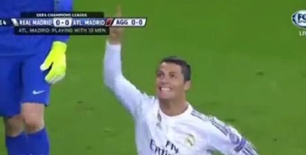 Vine: Cristiano Ronaldo celebrates his assist so wildly it’s almost as if he scored it