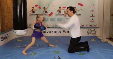 WATCH: We’re more than a little intimidated by the crazy skills of this 8-year-old female boxer