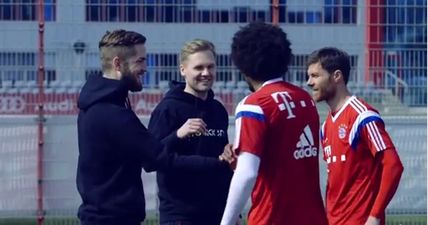 VIDEO: Late drama as Xabi Alonso and Dante take on free kick specialists