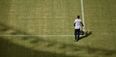 PIC: Sack the groundsman because this is the worst-lined football pitch of all time