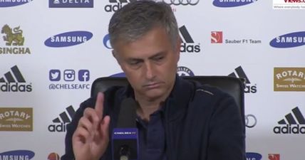 VIDEO: Jose Mourinho needed just one dismissive hand to brush away talk of Arsene Wenger