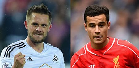 STATS: Gylfi Sigurdsson might feel aggrieved that Philippe Coutinho pipped him to Team of the Year