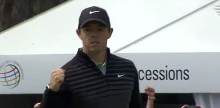 Video: Rory McIlroy sinks remarkable 44-ft eagle putt to seal place in match play finals