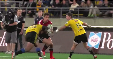 GIF: Dan Carter gets absolutely flattened by his international teammate Ma’a Nonu