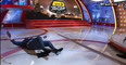 Video: Shaquille O’Neal’s fall on TV last night was so much better than Jerome Boateng’s