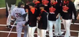 Vine: A Baseball player gave his former teammate a congratulatory grope last night