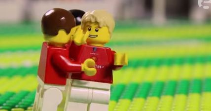 VIDEO: David Beckham’s Wimbledon lob is just as good when recreated with Lego