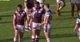 VIDEO: Bizarre scenes in the NRL as Mason gets Willie grabbed by opponent