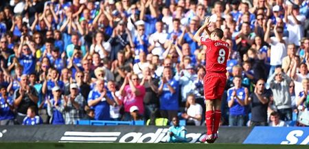 Liverpool captain Steven Gerrard smacks down Chelsea fans’ ‘couple of seconds of respect’