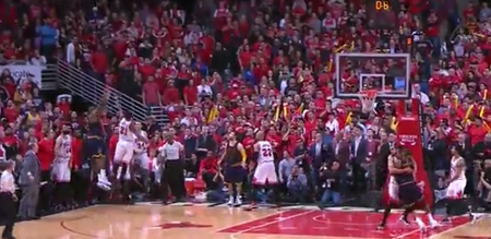 Video: LeBron James produced some buzzer-beating magic last night