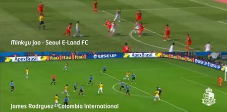 Video: K-League player scores carbon copy of James Rodriguez’s Puskas award winning golazo