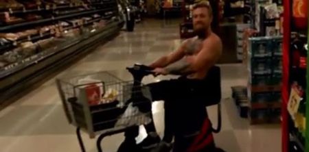 Video: Nothing to see here, just Conor McGregor going shopping on a mobility scooter