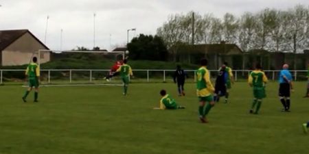 VIDEO: If there is a Puskas for saves this Dublin goalkeeper has to win