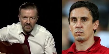 Jamie Carragher thinks Gary Neville looks like a certain office manager from Slough