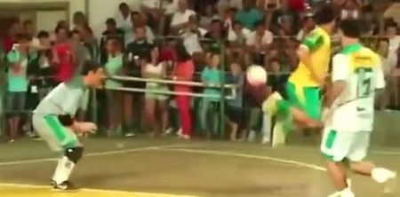 Vine: The best reverse bunny hop futsal golazo you’ll see this side of Neptune