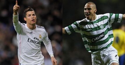 Gianluigi Buffon believes Henrik Larsson was just as good as Cristiano Ronaldo is now